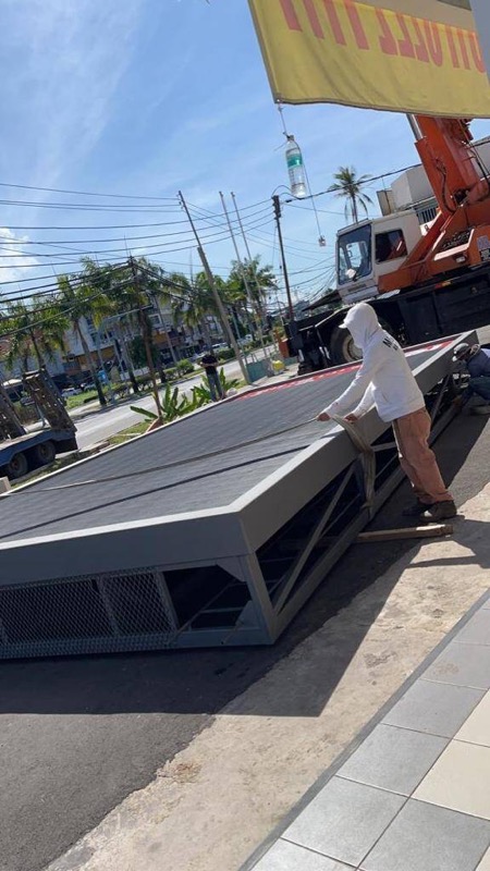 Jalan Apas LED display